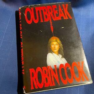 Outbreak by Robin Cook 1987 first edition hardcover w/ dust jacket